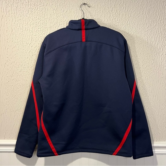 Under Armour Navy and Red University of Dayton Flyers Quarter-Zip size small - Picture 9 of 16